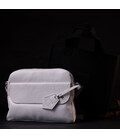 Жіноча сумка крос-боді із натуральної шкіри GRANDE PELLE 11650 Біла картинка, зображення, фото