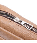 Стильна сумка жіноча крос-боді з натуральної шкіри GRANDE PELLE 11652 Бежева картинка, зображення, фото