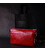 Яскравий жіночий клатч із натуральної шкіри GRANDE PELLE 11670 Червоний картинка, зображення, фото