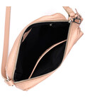 Красивая женская сумка кросс-боди из натуральной кожи GRANDE PELLE 11694 Пудровый картинка, изображение, фото