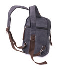 Практичная сумка-рюкзак с двумя отделениями из плотного текстиля Vintage 22162 Черный картинка, изображение, фото