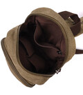 Сумка-рюкзак в стиле милитари с двумя отделениями из плотного текстиля Vintage 22163 Оливковый картинка, изображение, фото