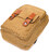 Зручна сумка-рюкзак у стилі мілітарі з двома відділеннями із щільного текстилю Vintage 22166 Пісочний картинка, зображення, фото