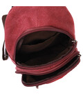 Чоловіча стильна сумка через плече з ущільненою спинкою Vintagе 22175 Бордовий картинка, зображення, фото