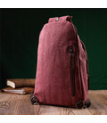 Мужская стильная сумка через плечо с уплотненной спинкой Vintagе 22175 Бордовый картинка, изображение, фото
