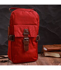 Стильна плечова сумка для чоловіків із щільного текстилю Vintage 22189 Бордовий картинка, зображення, фото