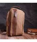 Вертикальна чоловіча сумка через плече із щільного текстилю Vintage 22191 Коричневий картинка, зображення, фото