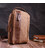 Вертикальная мужская сумка через плечо из плотного текстиля Vintage 22191 Коричневый картинка, изображение, фото