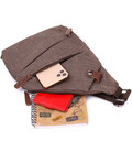 Чудова сумка через плече для чоловіків із текстилю Vintage 22198 Пісочний картинка, зображення, фото