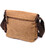 Вместительная текстильная сумка для ноутбука 13" через плечо Vintage 22201 Коричневая картинка, изображение, фото