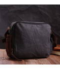 Чоловіча сумка месенджер із щільного текстилю Vintage 22204 Чорний картинка, зображення, фото