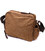 Вместительная мужская сумка мессенджер из плотного текстиля Vintage 22205 Коричневый картинка, изображение, фото