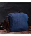 Сумка мессенджер для мужчин из плотного текстиля Vintage 22207 Синий картинка, изображение, фото