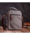Невелика чоловіча сумка із щільного текстилю Vintage 22217 Сірий картинка, зображення, фото