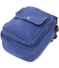 Зручна невелика чоловіча сумка із щільного текстилю Vintage 22221 Синій картинка, зображення, фото