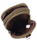 Компактная сумка-чехол на пояс с металлическим карабином из текстиля Vintage 22224 Оливковый картинка, изображение, фото
