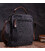 Функціональна вертикальна сумка для чоловіків із текстилю Vintage 22237 Чорний картинка, зображення, фото