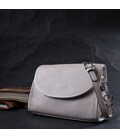 Женская кожаная сумка с полукруглым клапаном Vintage 22258 Белая картинка, изображение, фото