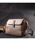Стильная женская компактная сумка из натуральной кожи Vintage 22267 Бежевая картинка, изображение, фото