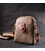 Современная сумка трапеция для женщин из натуральной кожи Vintage 22271 Бежевая картинка, изображение, фото