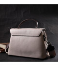 Элегантная сумка сэтчел для женщин из натуральной кожи Vintage 22290 Белая картинка, изображение, фото