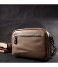 Женская сумка кросс-боди из натуральной кожи Vintage 22293 Бежевая картинка, изображение, фото