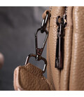 Жіноча сумка крос-боді з натуральної шкіри Vintage 22293 Бежева картинка, зображення, фото