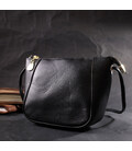 Маленькая сумка через плечо из натуральной кожи Vintage 22298 Черный картинка, изображение, фото