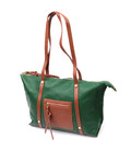 Яскрава двокольорова сумка жіноча з натуральної шкіри Vintage 22302 Зелений картинка, зображення, фото