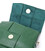 Компактная вечерняя сумка для женщин с переплетами из натуральной кожи Vintage 22312 Зеленая картинка, изображение, фото