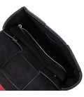 Классическая вечерняя сумка для женщин с переплетами из натуральной кожи Vintage 22313 Черная картинка, изображение, фото