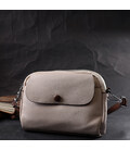 Маленька повсякденна сумка для жінок із натуральної шкіри Vintage 22323 Біла картинка, зображення, фото