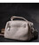 Женская прямоугольная сумка на два отделения из натуральной кожи Vintage 22344 Белая картинка, изображение, фото