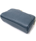 Модна сумка на два відділення з натуральної шкіри Vintage 22355 Синя картинка, зображення, фото