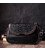 Стильна сумка для жінок з фактурним клапаном із натуральної шкіри Vintage 22374 Чорна картинка, зображення, фото
