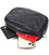 Женская вечерняя сумочка на цепочке из натуральной кожи Vintage 22382 Черная картинка, изображение, фото