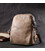 Небольшая вертикальная сумка для женщин на два отделения из натуральной кожи Vintage 22400 Бежевая картинка, изображение, фото