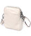 Жіноча невелика вертикальна сумка на два відділення з натуральної шкіри Vintage 22401 Біла картинка, зображення, фото