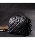 Чудова сумка для стильних жінок із натуральної шкіри Vintage 22415 Чорна картинка, зображення, фото