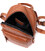 Невеликий стильний рюкзак з натуральної шкіри Vintage 22433 Коричневий картинка, зображення, фото