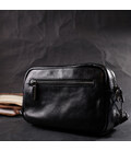 Женская сумка из натуральной мягкой кожи Vintage 22436 Черная картинка, изображение, фото