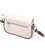 Полукруглая сумка для женщин с интересным магнитом-защелкой из натуральной кожи Vintage 22439 Белая картинка, изображение, фото