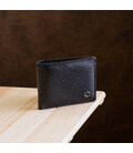 Компактный мужской кошелек с зажимом ST Leather 18837 Черный картинка, изображение, фото