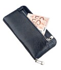 Вертикальний жіночий гаманець-клатч ST Leather 18864 Синій картинка, зображення, фото