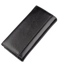 Практичный женский кошелек на магнитах ST Leather 18870 Черный картинка, изображение, фото