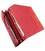 Кожаный горизонтальный клатч из итальянской кожи GRANDE PELLE 11216 Красный картинка, изображение, фото