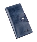 Бумажник унисекс из кожи алькор на кнопках SHVIGEL 16170 Синий картинка, изображение, фото