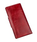 Бумажник женский вертикальный из кожи алькор на кнопках SHVIGEL 16172 Красный картинка, изображение, фото