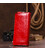 Яркий женский клатч кожаный SHVIGEL 16185 Красный картинка, изображение, фото