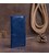 Бумажник унисекс на кнопках кожаный SHVIGEL 16192 Синий картинка, изображение, фото